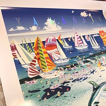 ヒロ ヤマガタ オリジナルアートポスター 楽天市場】ヒロ・ヤマガタ「フラワーショップ」 アートポスター